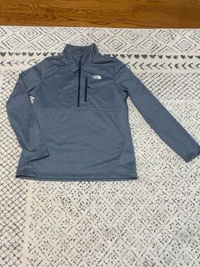 The North Face Women’s Large Blue 1/4 Zip Pullover Athletic Jacket